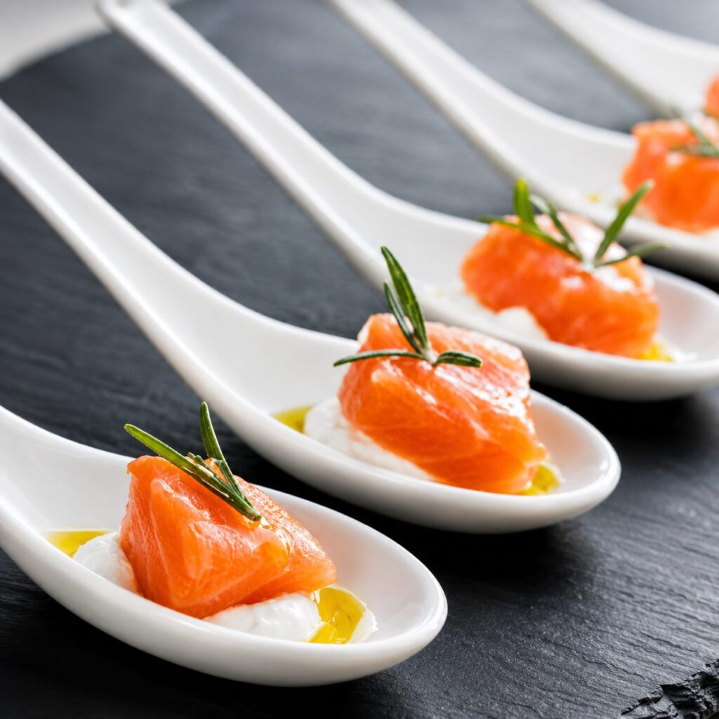 Crostini gluten-free con hummus e pomodorini confit, tra i protagonisti della Milano Beauty Week 2026